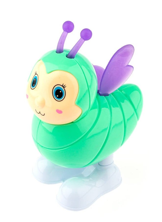 Quasar Wind Up Cute and Colorful Bee Toy Pull Back Toy Key Operated Vehicle Playsets Fantastic Birthday Gifts Little Kids Picnic Playing Your Children (Pack of 1) - Multicolor - Image 1